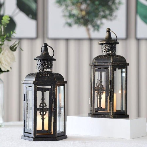 Lanterna Decorativa Vintage de Velas para Jardim - GardenGlow