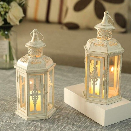 Lanterna Decorativa Vintage de Velas para Jardim - GardenGlow