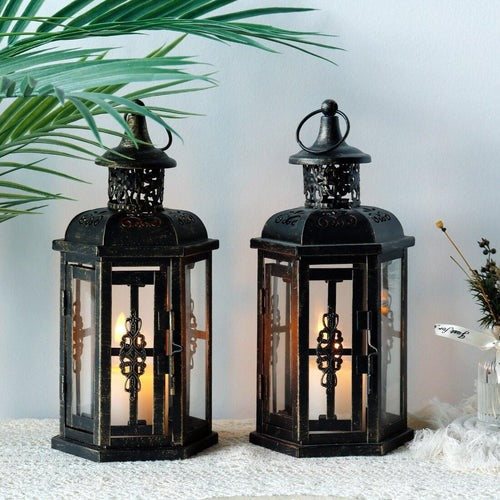 Lanterna Decorativa Vintage de Velas para Jardim - GardenGlow