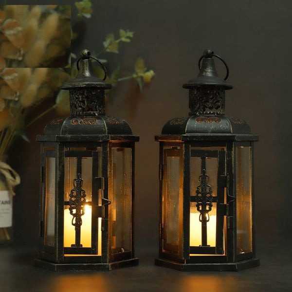 Lanterna Decorativa Vintage de Velas para Jardim - GardenGlow