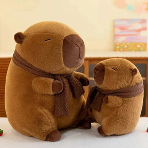 Pelúcia Capivara com Cachecol 25cm